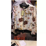 Load image into Gallery viewer, LUXEDIVA New Ladies Plus Size Printed Bomber Zip Up Long Sleeve Jackets 14-28