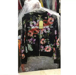 Load image into Gallery viewer, LUXEDIVA New Ladies Plus Size Printed Bomber Zip Up Long Sleeve Jackets 14-28