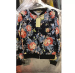 Load image into Gallery viewer, LUXEDIVA New Ladies Plus Size Printed Bomber Zip Up Long Sleeve Jackets 14-28