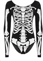 Load image into Gallery viewer, LUXE DIVA Adult Women's Skeleton Costume, Jumpers,Leggings,Skull Bone Dresses,Crop Top,Jumpsuit&Bodysuit