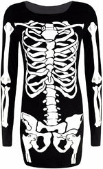 Load image into Gallery viewer, LUXE DIVA Adult Women's Skeleton Costume, Jumpers,Leggings,Skull Bone Dresses,Crop Top,Jumpsuit&Bodysuit