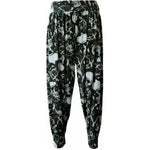 Load image into Gallery viewer, LUXE DIVA Women’s Harem Pants Trousers | Printed Full Length Ali Baba Baggy Trousers with Side Slits & Ankle Cuffs | Casual Stretch Yoga Sweatpants | Sizes 8-26