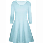 Load image into Gallery viewer, LUXE DIVA Girls Long Sleeve Dress - Flared Franki A-Line Skater Swing Style, Casual & Stylish Top for Kids 5-13 Years, School, Parties & Everyday