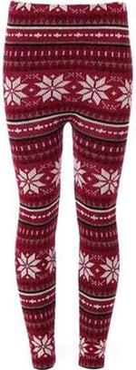 Load image into Gallery viewer, LUXE DIVA Womens Knitted Tartan Winter Leggings Ladies Soft Warm Wool Christmas Retro Pants Warm Trousers