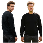 Load image into Gallery viewer, LUXE DIVA Men's Long Sleeve Crew Neck Sweatshirt – Classic Fit, Soft Cotton Blend, Casual Daily Wear, Long Sleeve Pullover – Stylish & Comfortable Layer