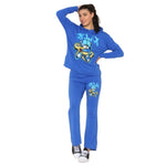 Load image into Gallery viewer, LUXE DIVA Women Ladies Ruched Sleeve Hoodie top & Bottom Suit Loungewear Tracksuit Set UK