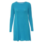 Load image into Gallery viewer, LUXE DIVA WOMEN LADIES LONG SLEEVE SWING DRESS FLARED A LINE SKATER DRESS TOP SIZE 8-26