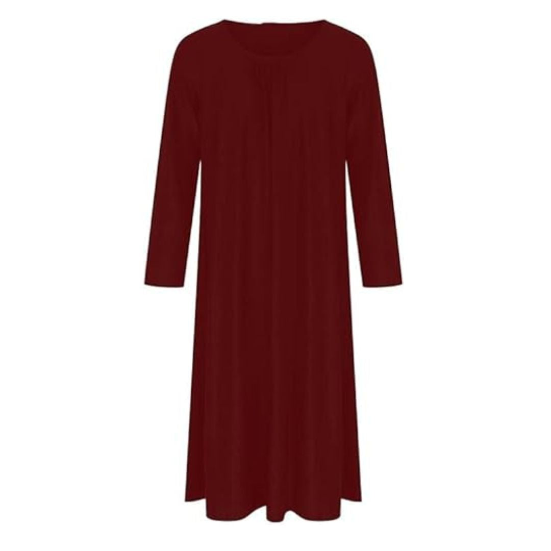 LUXE DIVA Girls Long Sleeve Modest Maxi Dress School Holiday Abaya Jilbab Robe Islamic Burkha Outfit