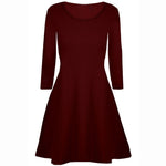 Load image into Gallery viewer, LUXE DIVA Girls Long Sleeve Dress - Flared Franki A-Line Skater Swing Style, Casual & Stylish Top for Kids 5-13 Years, School, Parties & Everyday