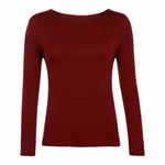 Load image into Gallery viewer, LUXE DIVA New Ladies Long Sleeve Round Neck T-Shirt Top Size 8-26