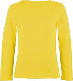 Load image into Gallery viewer, Girls Boy Kids Plain Basic Long Sleeve Round Neck T-Shirt Stretch School Tee Top 7-13 Years