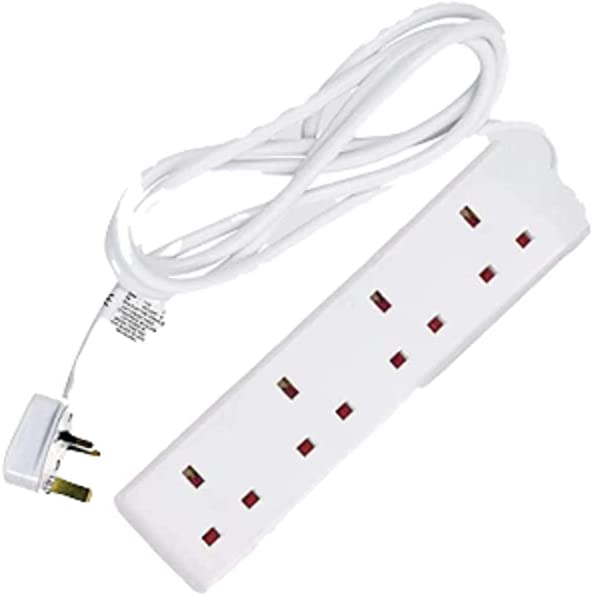 LUXE DIVA Extension Lead 4 Gang 3 Pack