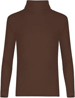 Load image into Gallery viewer, Kids Unisex Girls Boys Rib Polo Neck Top Turtle Neck Long Sleeve Rib Tops Size 5-13 Years