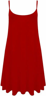 Load image into Gallery viewer, Plus Size Womens Printed Strappy Sleeveless Ladies Mini Dress Vest Top