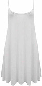 Load image into Gallery viewer, Plus Size Womens Printed Strappy Sleeveless Ladies Mini Dress Vest Top