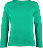 Load image into Gallery viewer, Girls Boy Kids Plain Basic Long Sleeve Round Neck T-Shirt Stretch School Tee Top 2-6 Years