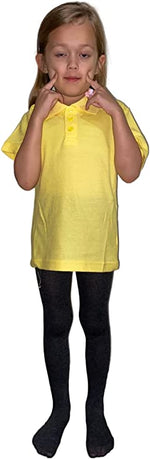 Load image into Gallery viewer, Boys Girls Plain Polo Shirts Kids Summer Short Sleeve School T-Shirts Top School Shirts Uniform PE Top Gym