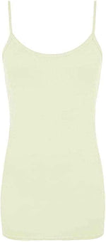 Load image into Gallery viewer, Women's Plain Cami Tunic Top Long Strappy Vest Stretchy Mini Dress UK 8-22