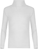 Load image into Gallery viewer, Kids Unisex Girls Boys Rib Polo Neck Top Turtle Neck Long Sleeve Rib Tops Size 5-13 Years