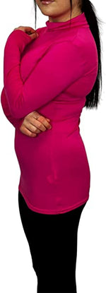 Load image into Gallery viewer, Ladies Polo Roll Neck Long Sleeve Turtle Neck Plain Jumpers for Women Top Womens Ladies New Plain Turtle Polo Roll Neck Long Sleeve Stretch Jumper T-Shirt Tee Top 8-14