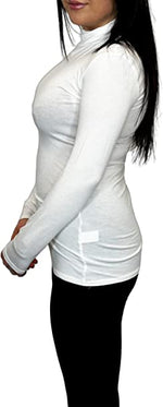 Load image into Gallery viewer, Ladies Polo Roll Neck Long Sleeve Turtle Neck Plain Jumpers for Women Top Womens Ladies New Plain Turtle Polo Roll Neck Long Sleeve Stretch Jumper T-Shirt Tee Top 8-14