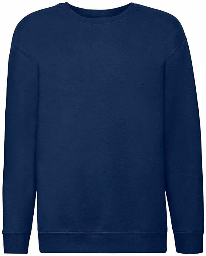 Kids Sweatshirt Boys and Girls Pullover Jumper Unisex Long Sleeve T-Shirts Tops Spring Autumn Solid Color Casual Sweater for 3-15 Years