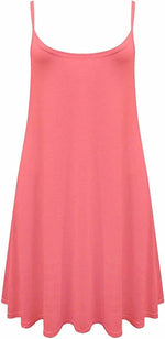 Load image into Gallery viewer, Plus Size Womens Printed Strappy Sleeveless Ladies Mini Dress Vest Top