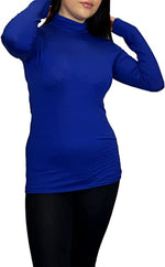 Load image into Gallery viewer, Ladies Polo Roll Neck Long Sleeve Turtle Neck Plain Jumpers for Women Top Womens Ladies New Plain Turtle Polo Roll Neck Long Sleeve Stretch Jumper T-Shirt Tee Top 8-14