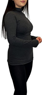 Load image into Gallery viewer, Ladies Polo Roll Neck Long Sleeve Turtle Neck Plain Jumpers for Women Top Womens Ladies New Plain Turtle Polo Roll Neck Long Sleeve Stretch Jumper T-Shirt Tee Top 8-14