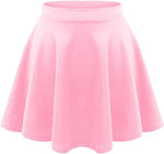 Load image into Gallery viewer, LUXE DIVA Girls Skater Skirt Flared High Waisted Flippy Stretch Mini Tutu Fancy School Skirts 5-14 Years