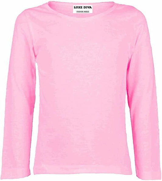 LUXE DIVA Kids Long Sleeve T-Shirt Ages 2–6