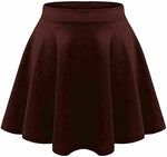 Load image into Gallery viewer, LUXE DIVA Girls Skater Skirt Flared High Waisted Flippy Stretch Mini Tutu Fancy School Skirts 5-14 Years