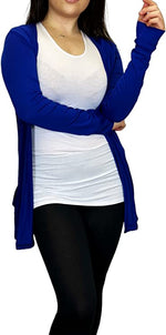 Load image into Gallery viewer, Ladies Long Sleeve Pocket Cardigan Womens Top Sizes 8-14