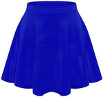 Load image into Gallery viewer, LUXE DIVA Girls Skater Skirt Flared High Waisted Flippy Stretch Mini Tutu Fancy School Skirts 5-14 Years