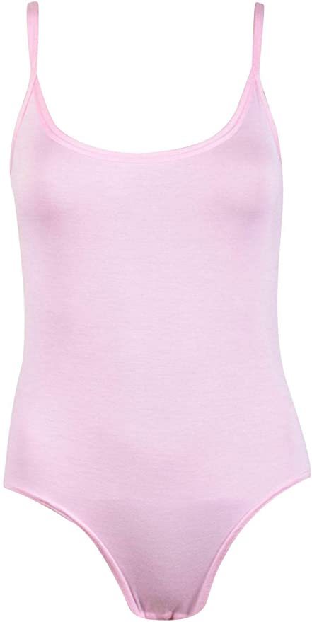 LUXE DIVA Women's Camisole Bodysuit Strappy