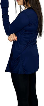 Load image into Gallery viewer, Ladies Long Sleeve Pocket Cardigan Womens Top Sizes 8-14