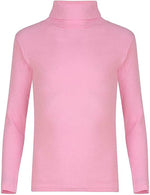 Load image into Gallery viewer, Kids Unisex Girls Boys Rib Polo Neck Top Turtle Neck Long Sleeve Rib Tops Size 5-13 Years