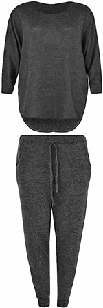 Load image into Gallery viewer, Kids Tracksuit Girls 2 Piece Track Suit Set High Low Top and Bottoms Jogging Suits New Age 5 6 7 8 9 10 11 12 13 Years