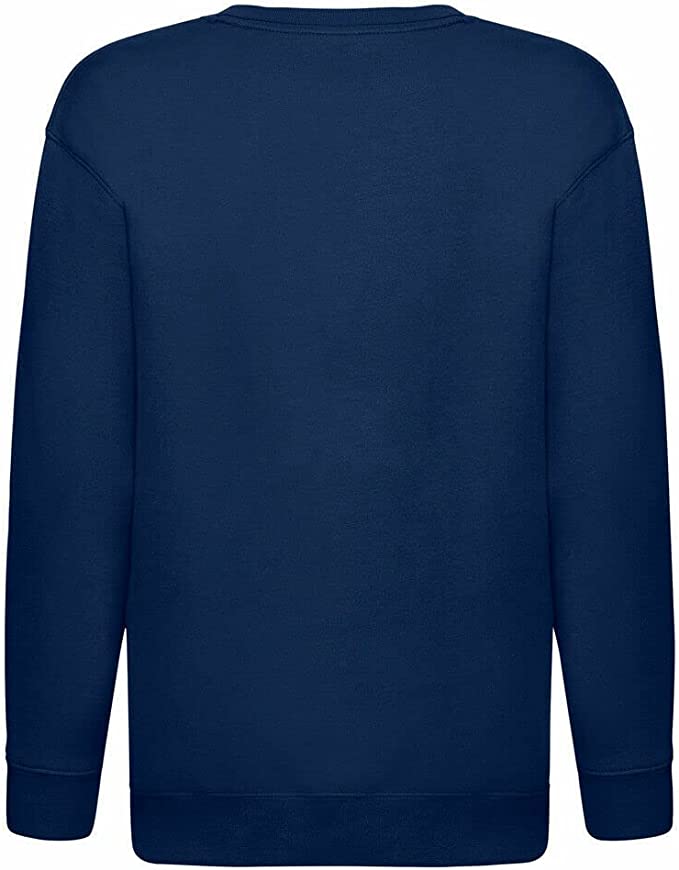 Kids Sweatshirt Boys and Girls Pullover Jumper Unisex Long Sleeve T-Shirts Tops Spring Autumn Solid Color Casual Sweater for 3-15 Years