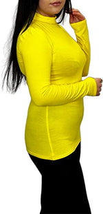 Load image into Gallery viewer, Ladies Polo Roll Neck Long Sleeve Turtle Neck Plain Jumpers for Women Top Womens Ladies New Plain Turtle Polo Roll Neck Long Sleeve Stretch Jumper T-Shirt Tee Top 8-14