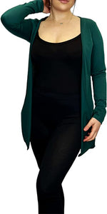 Load image into Gallery viewer, Ladies Long Sleeve Pocket Cardigan Womens Top Sizes 8-14