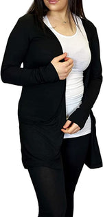 Load image into Gallery viewer, Ladies Long Sleeve Pocket Cardigan Womens Top Sizes 8-14