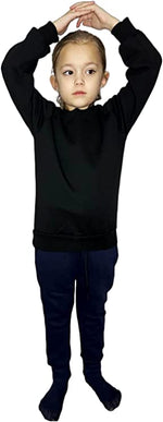 Load image into Gallery viewer, Kids Sweatshirt Boys and Girls Pullover Jumper Unisex Long Sleeve T-Shirts Tops Spring Autumn Solid Color Casual Sweater for 3-15 Years