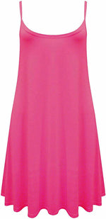 Load image into Gallery viewer, Plus Size Womens Printed Strappy Sleeveless Ladies Mini Dress Vest Top