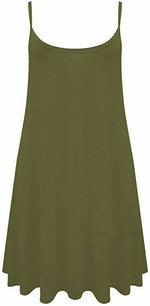 Load image into Gallery viewer, Plus Size Womens Printed Strappy Sleeveless Ladies Mini Dress Vest Top