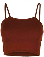 Load image into Gallery viewer, Womens Strappy Sleeveless Ladies Bralet Crop Stretch Vest Top - 8-14