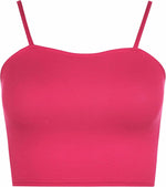 Load image into Gallery viewer, Womens Strappy Sleeveless Ladies Bralet Crop Stretch Vest Top - 8-14