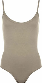 Load image into Gallery viewer, Womens Strappy Sleeveless Ladies Camisole Vest Bodysuit Leotard Top - 8-26