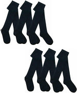 Load image into Gallery viewer, Girls Kids Tights Cotton Rich Plain School Warm Thick Girl Tights School Pair Warm Cotton Rich Plain Soft Children 2-13 Year