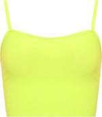 Load image into Gallery viewer, Womens Strappy Sleeveless Ladies Bralet Crop Stretch Vest Top - 8-14